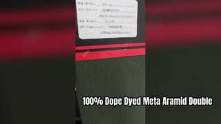 Vải dệt kim sườn đôi Meta Aramid nhuộm 100% Dope