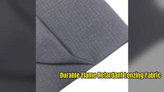 Vải Lenzing Viscose Dệt chống cháy bền