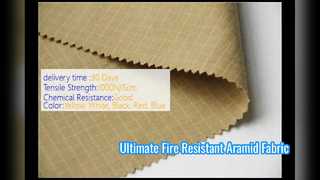 Vải sợi Aramid bền cho thiết bị an toàn công nghiệp