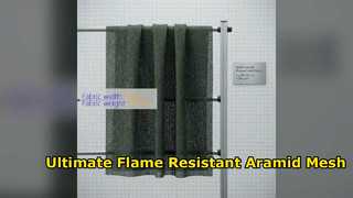Vải bảo vệ chống cháy lưới 600D Para Aramid