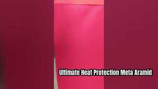 100% Vải Meta Aramid có lớp phủ PU Trọng lượng: 280 gsm Thành phần: 100% Meta Aramid