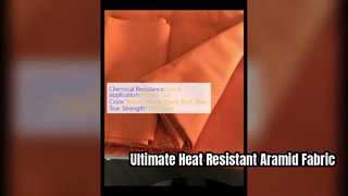 Vải sợi Aramid hiệu suất cao Vải chịu nhiệt