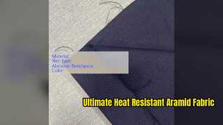 Vải sợi Aramid cường độ cao Vải chịu nhiệt