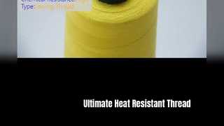 Chỉ may Para Aramid chắc chắn Thích hợp để sản xuất trang phục lính cứu hỏa và đồ bảo hộ nhiệt độ cao