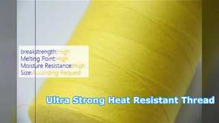Sợi chỉ Para Aramid chịu nhiệt nặng