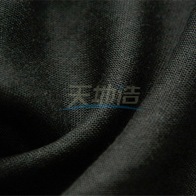 50/50 Meta Aramid Lenzing FR Vải viscose Đen 120gsm cho lớp lót chữa cháy