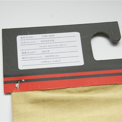Vải dệt kim chống cắt và chống cháy Para Aramid Độ dày 0,8mm