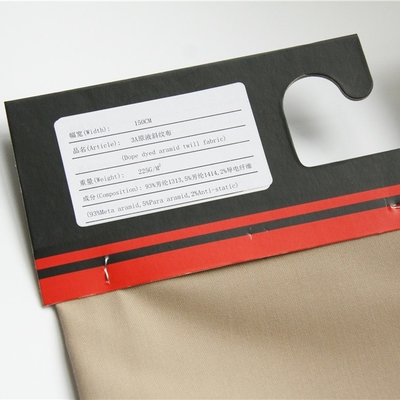 250 gsm kaki dope nhuộm aramid Vải aramid chống cháy cho đồng phục sa mạc