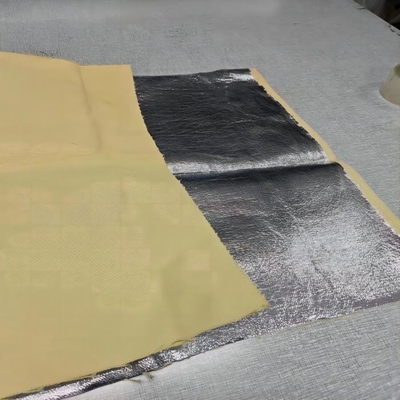 Độ dẫn nhiệt thấp Vải Para Aramid với lớp phủ nhôm