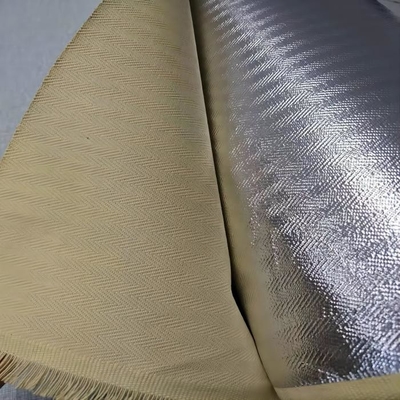 Độ dẫn nhiệt thấp Vải Para Aramid với lớp phủ nhôm