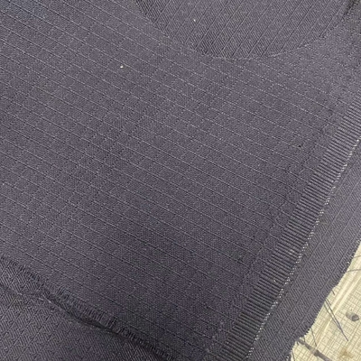 40%FR Viscose Composition Meta Aramid Fabric với UV Resistance Level 4-5 trong Navy Blue