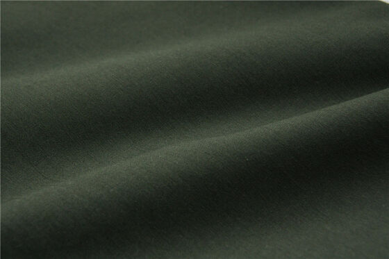 50/50 Aramid Viscose Vải 185gsm Quần áo bảo hộ màu xanh lá cây