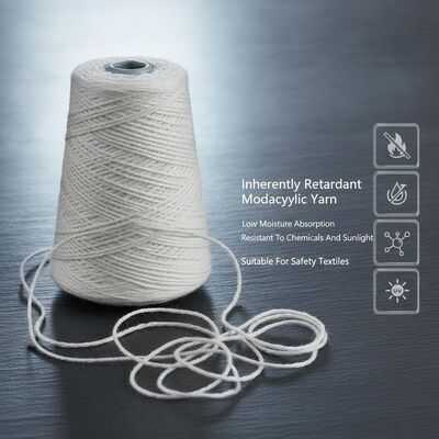 Tự bản chất chống cháy Modacrylic Lớp vải hấp thụ độ ẩm thấp Kháng hóa chất và ánh sáng mặt trời Thích hợp cho dệt may an toàn