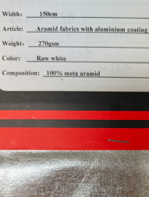 Navy Blue Meta Aramid Fabric Woven Twill Bảo vệ quần áo Cung cấp khả năng chống nhiệt và chống cháy tuyệt vời