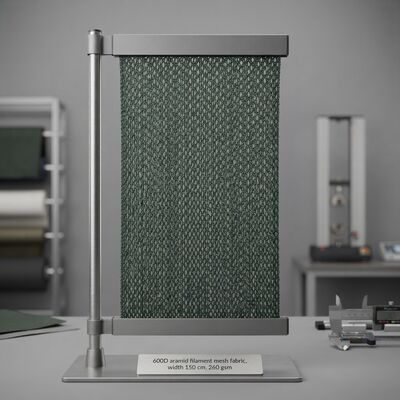 Vải lưới Aramid cường độ cao chống cháy 600D cho quần áo bảo hộ