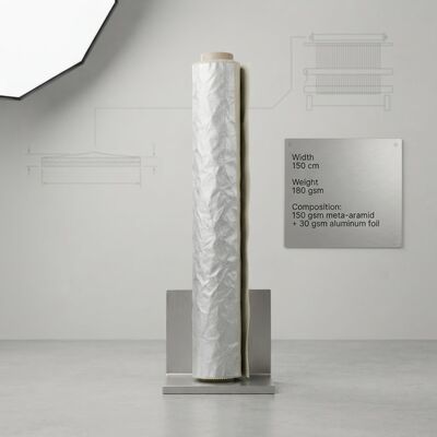 Vải Meta Aramid Bọc Nhôm Chống Nhiệt Chống Cháy và Chiều Dài Tùy Chỉnh