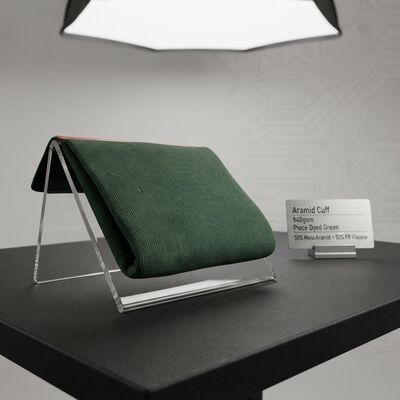 Vải cổ tay chống cháy Aramid 940gsm chống cháy với khả năng chống mài mòn và hóa chất cao cho quần áo chống cháy