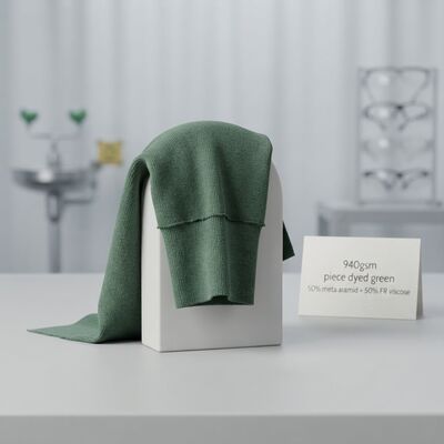 Vải cổ tay chống cháy Aramid 940gsm chống cháy với khả năng chống mài mòn và hóa chất cao cho quần áo chống cháy