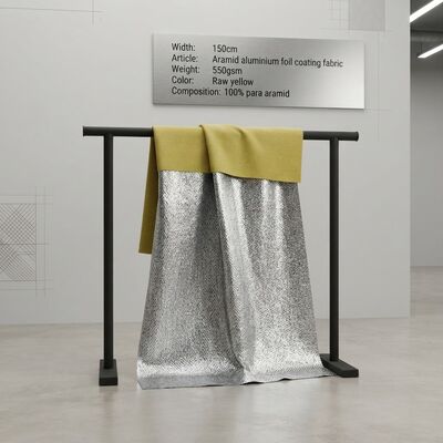 Vải phủ tấm nhôm Aramid có độ bền kéo cao, chống cháy và chống nhiệt độ cao