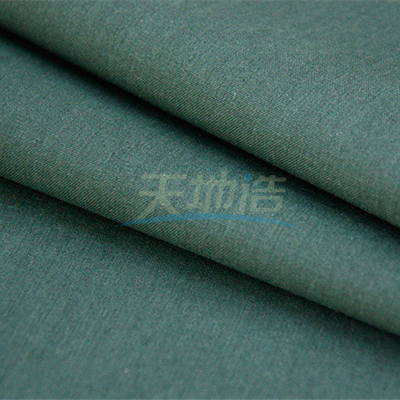 Aramid Lenzing Viscose Fabric 260gsm Green cho quần áo bảo hộ