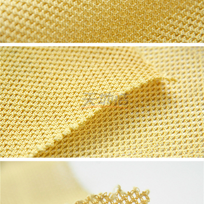 Vải lưới 100% sợi Para Aramid Màu vàng thô cho bộ xương được gia cố