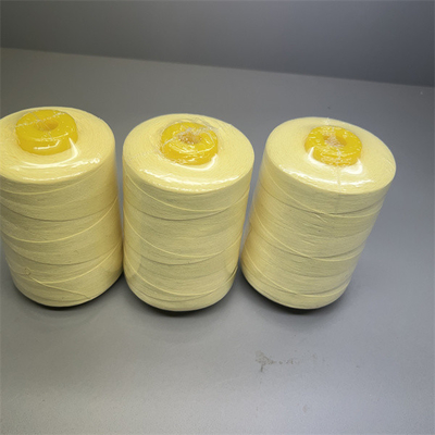 90TEX Para Aramid Chỉ khâu màu vàng thô để may Ne20/3