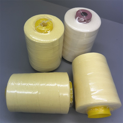 60TEX Ne30/3 Para Aramid Chỉ khâu màu vàng thô với độ bền cao