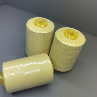 60TEX Ne30/3 Para Aramid Chỉ khâu màu vàng thô với độ bền cao