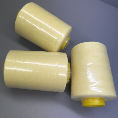 Chỉ may Ne20/3 Para Aramid NFPA1971 Màu vàng thô cho băng tải công nghiệp