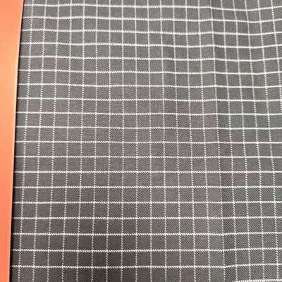Vải Modacrylic Cotton 250gsm Lưới Chống tĩnh Điện Chống cháy Vĩnh viễn cho Quần áo Bảo hộ
