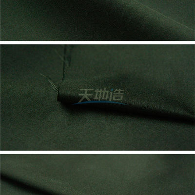 50/50 Aramid Viscose Vải 185gsm Quần áo bảo hộ màu xanh lá cây