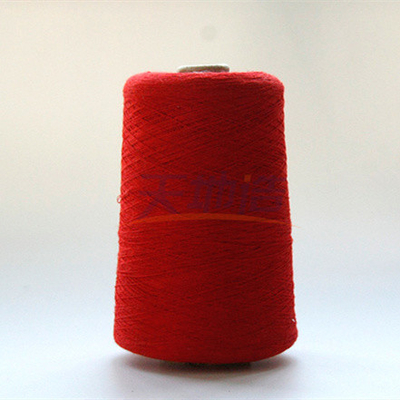 Sợi tổng hợp Meta Aramid màu đỏ Ne33 / 2 cho quần áo bảo hộ hóa chất dầu